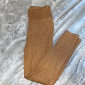 American Eagle Brown textured Leggings
